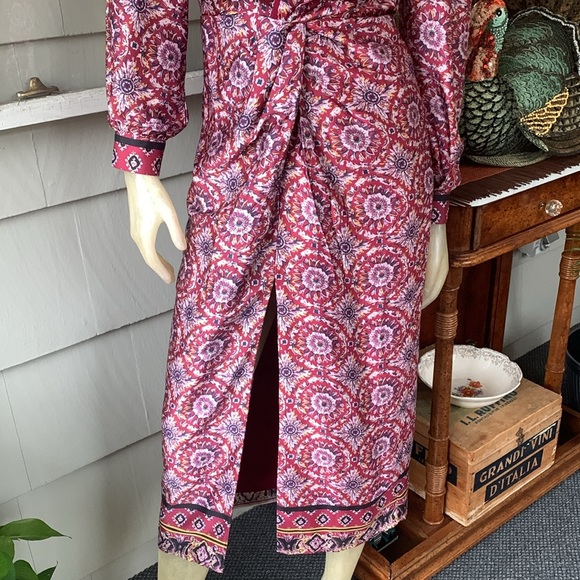 NWOT Majorelle Revolve Augustina Midi Dress Size Small Mosaic Holiday NYE Party - Picture 4 of 13